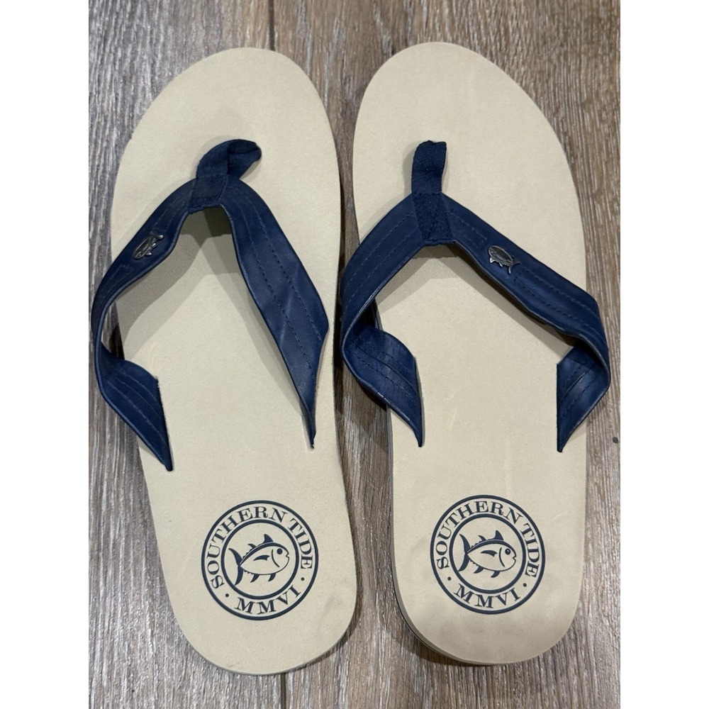 Southern Tide Dockside Leather Flipjacks 12 Coastal Fisherman Southern Prep